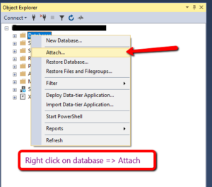 Delete SQL Server Database Transaction Log File - KDataScience